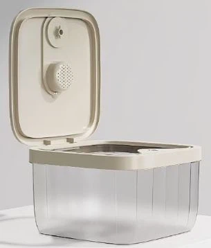 Recipient mare de produse alimentare din plastic